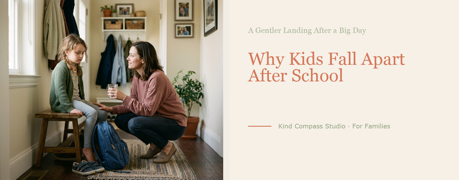 Why children fall apart after school journal cover